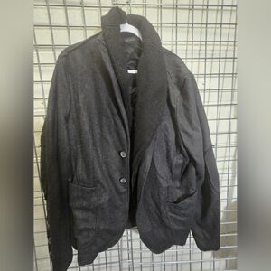 Men's Black Wool Jacket